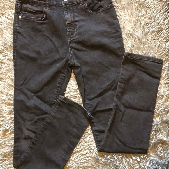 The Children's Place Super Skinny Faded Black Jeans - Picture 1 of 6